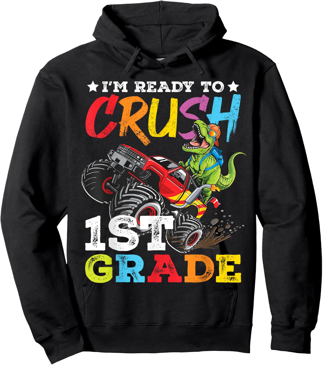 Back To School 1st First Grade Hoodie - Hoodie | Black