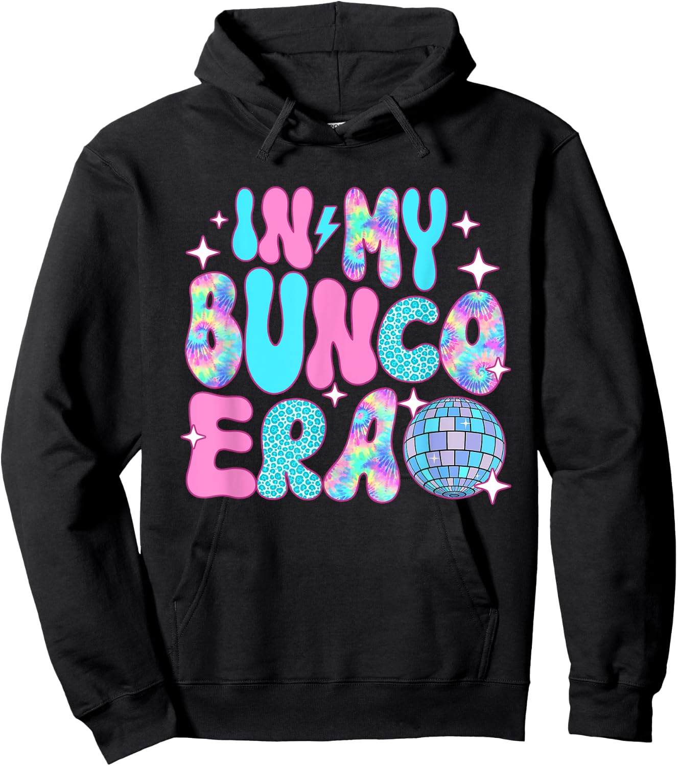 Disco In My Bunco Era Hoodie - Hoodie | Black