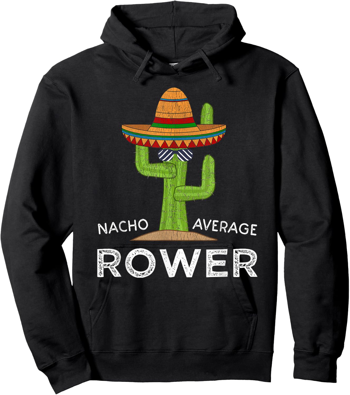 Fun Hilarious Rower Humor Saying | Funny Crew Team Rowing Hoodie - Hoodie | Black