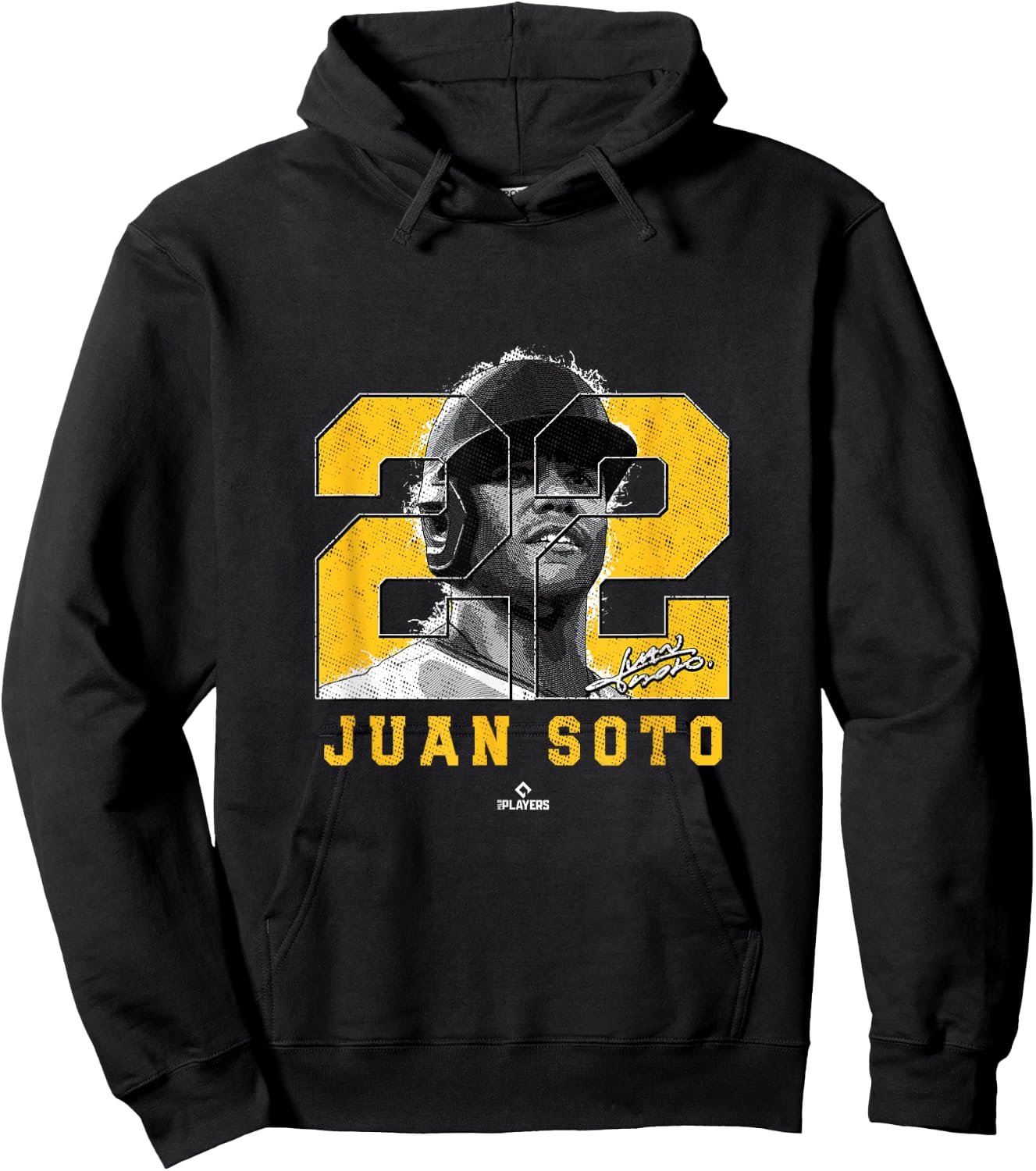 Juan Soto Silhouette San Diego MLBPA Hoodie - Hoodie | Black