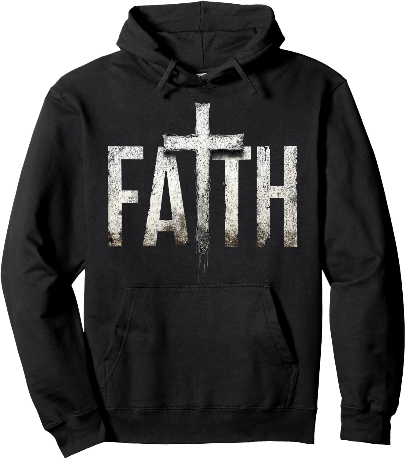 Christ Religious Faith Cross Hoodie - Hoodie | Black