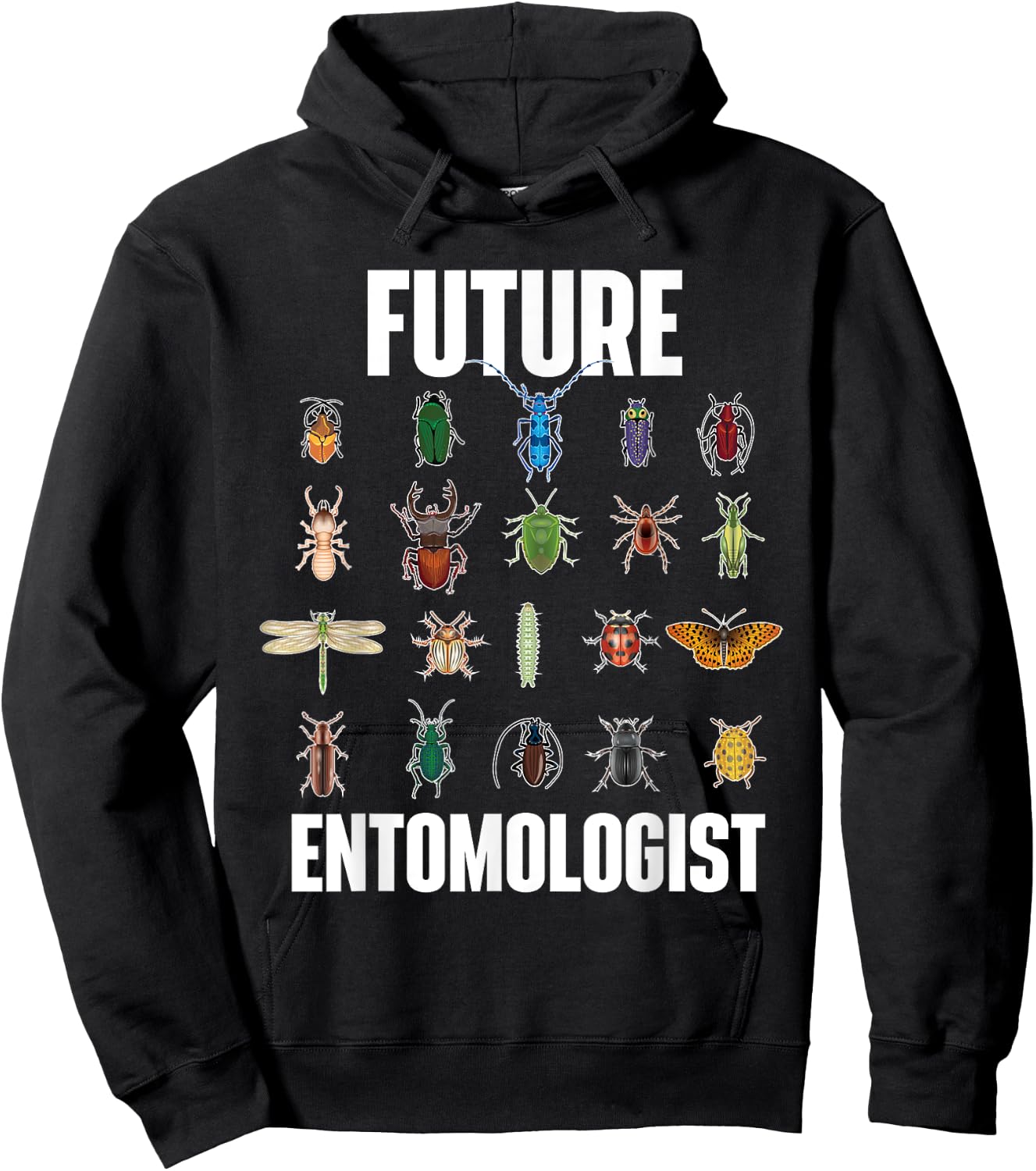 Future Entomologist - Entomology Insect Lover Bug Collector Small Hoodie - Hoodie | Black