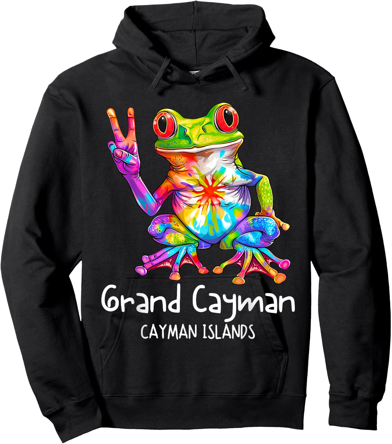 Grand Cayman Souvenir Seven Mile Beach Cayman Islands Hoodie - Hoodie | Black