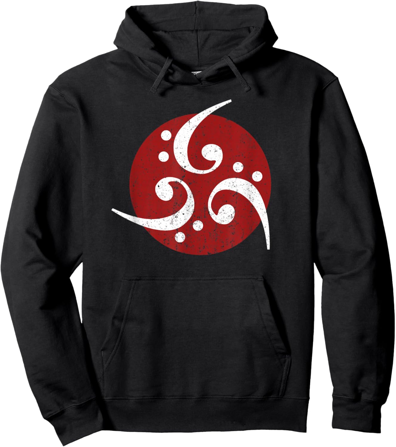 Bass Clef Vintage Bassist Bass Player Art Musician Hoodie - Hoodie | Black