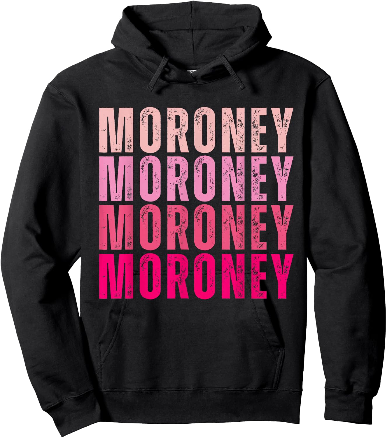 Personalized Name Moroney I Love Moroney Vintage Hoodie - Hoodie | Black