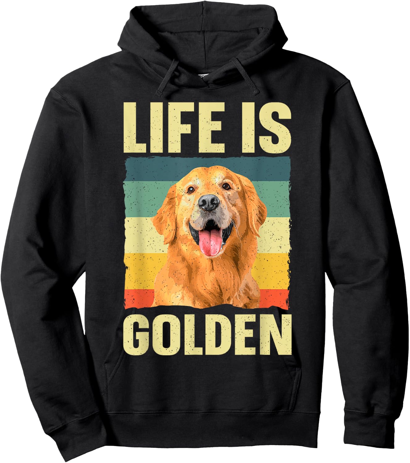 Golden Retriever Design Women Golden Retriever Lover Hoodie - Hoodie | Black