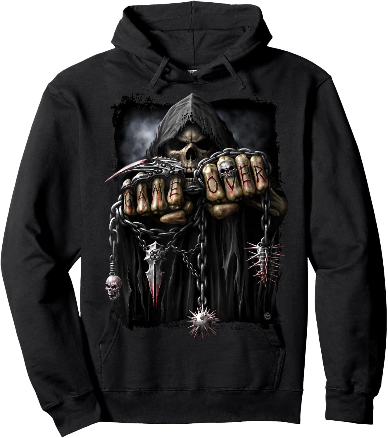 Spiral Original - Game Over - Gothic Reaper Hoodie - Hoodie | Black
