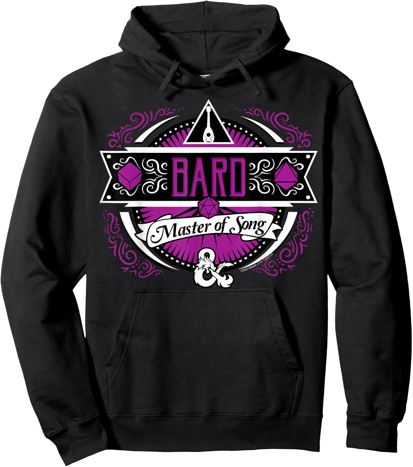Dungeons & Dragons Bard Master Of Song Hoodie - Hoodie | Black