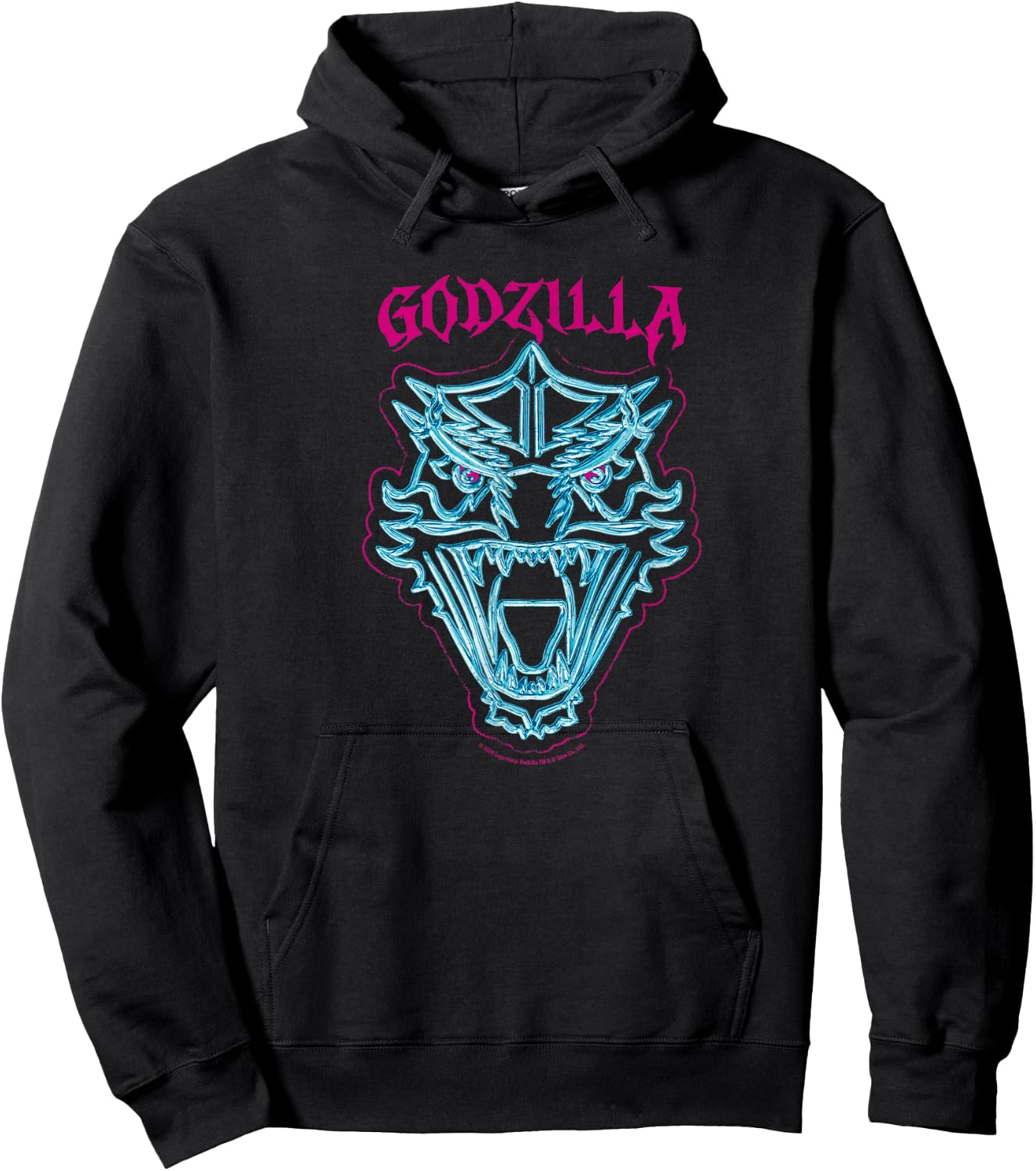 Heavy Metal Godzilla Officially Licensed Hoodie - Hoodie | Black