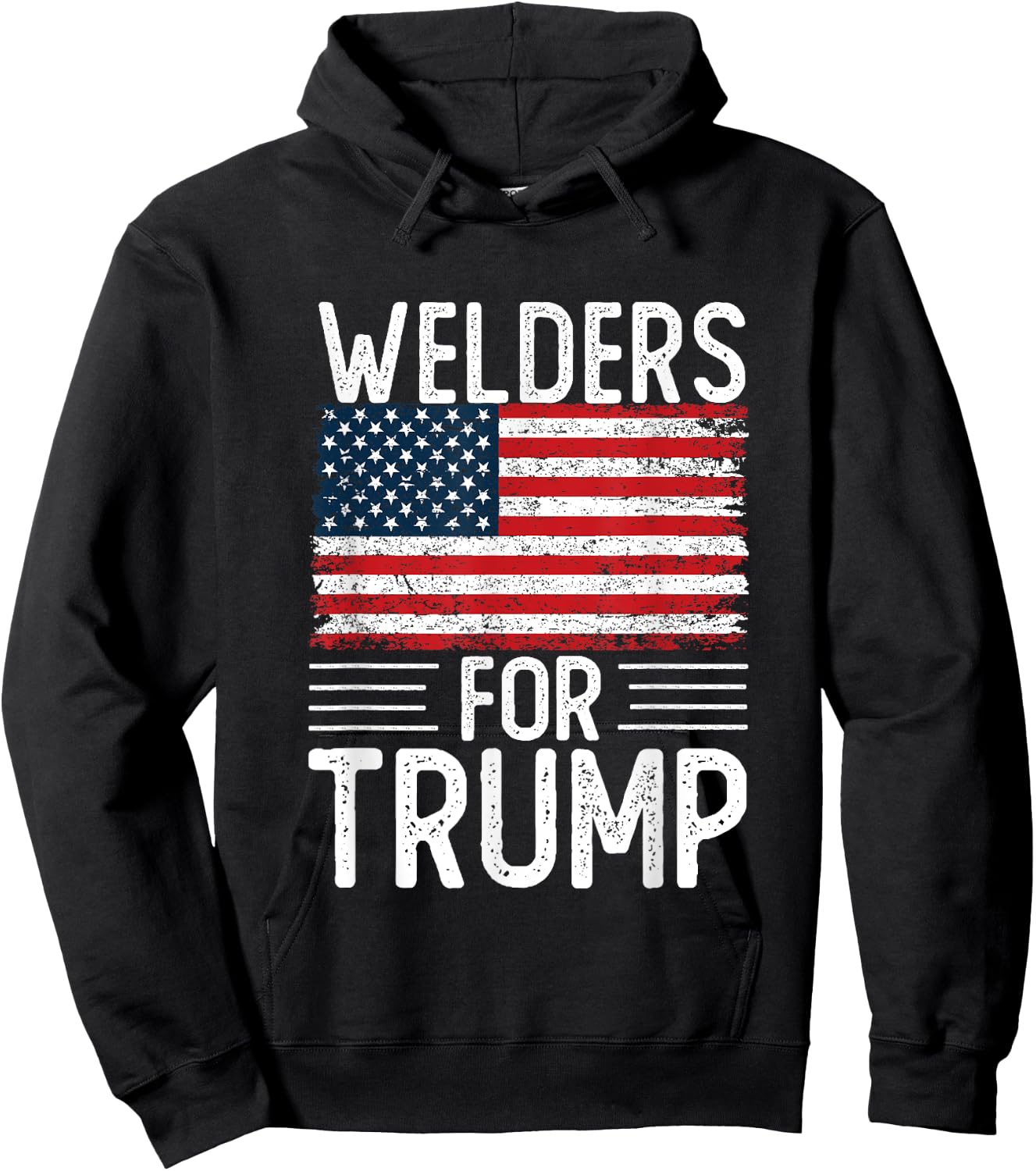 Welders For Trump 2024 Shirts President Election 2024 Hoodie - Hoodie | Black