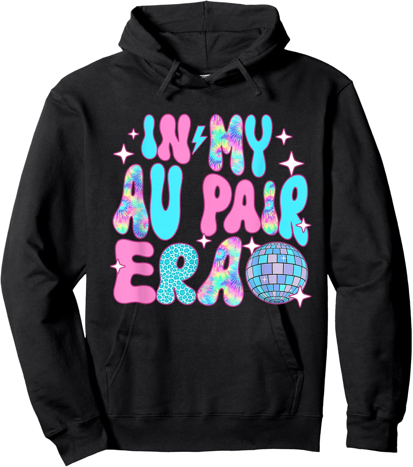 Disco In My Au Pair Era Hoodie - Hoodie | Black