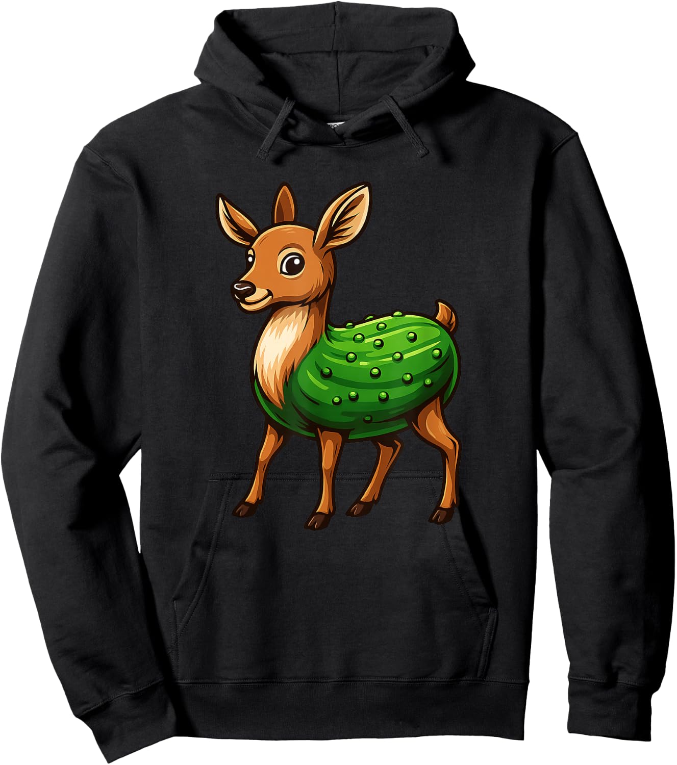 Dill Doe Funny Adult Humor Funny Nature Deer Redneck Hoodie - Hoodie | Black
