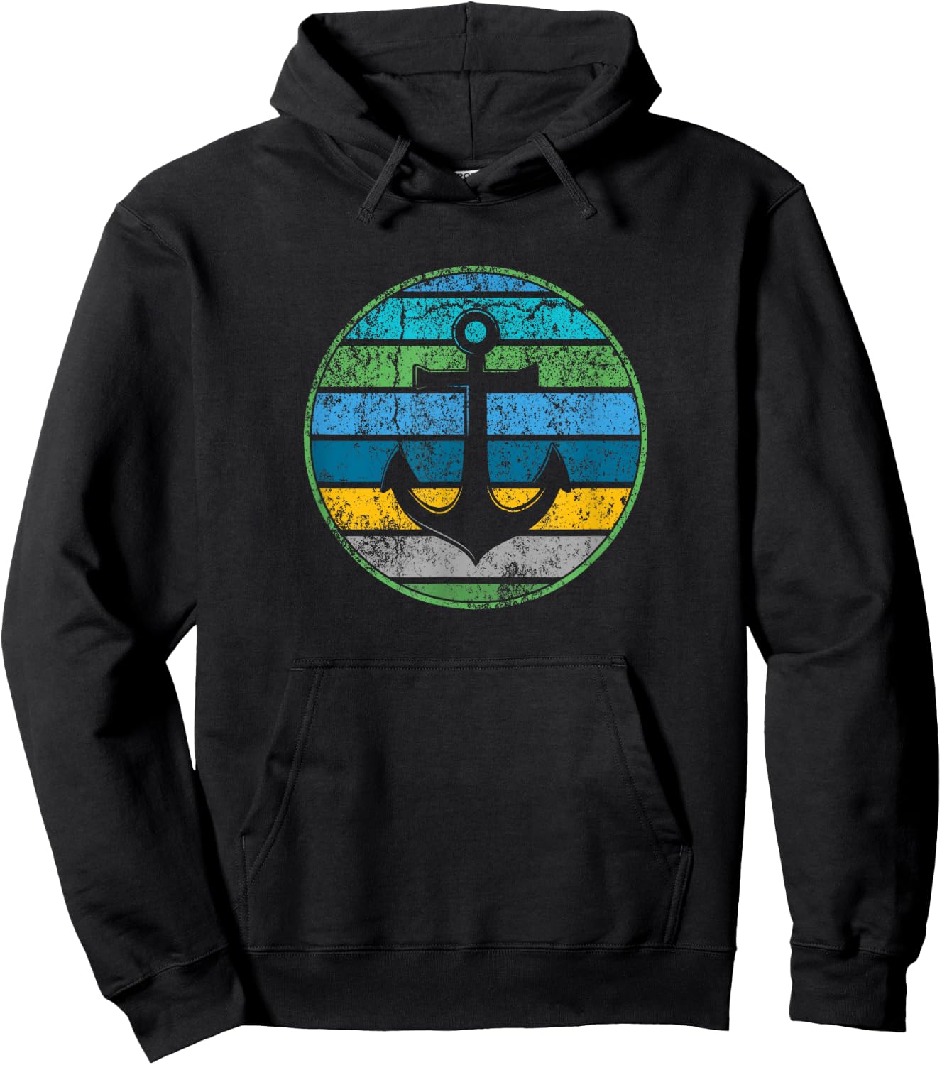 Retro I'm Sailing - Vintage Anchor For Captain Of Sailing Hoodie - Hoodie | Black