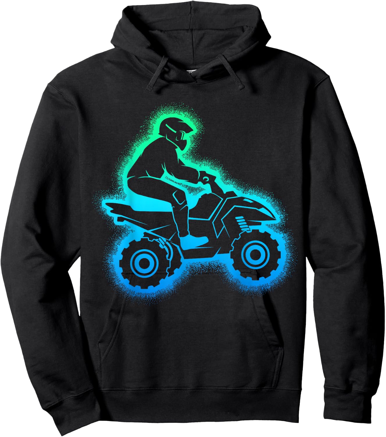 4 Wheeler Quad Boys Kids Men Hoodie - Hoodie | Black