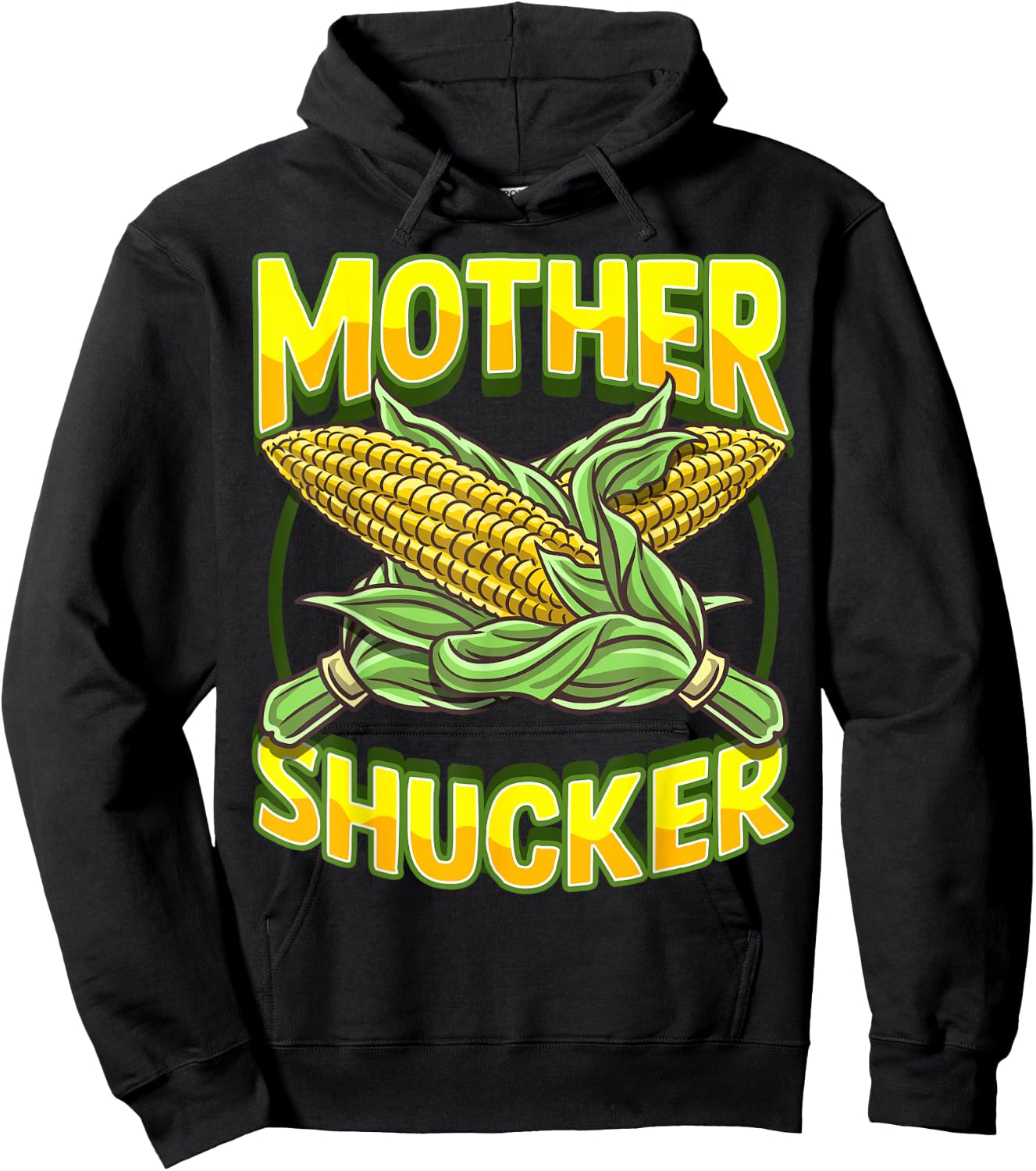 Mother Shucker Corn Lover Cob Mom Pun Maize Farmer Men Women Hoodie - Hoodie | Black
