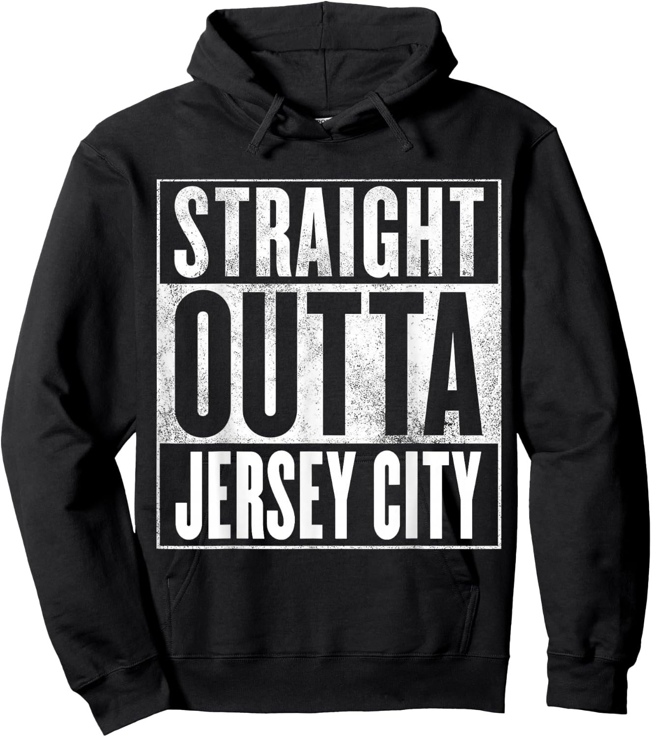 Jersey City - Straight Outta Jersey City Hoodie - Hoodie | Black