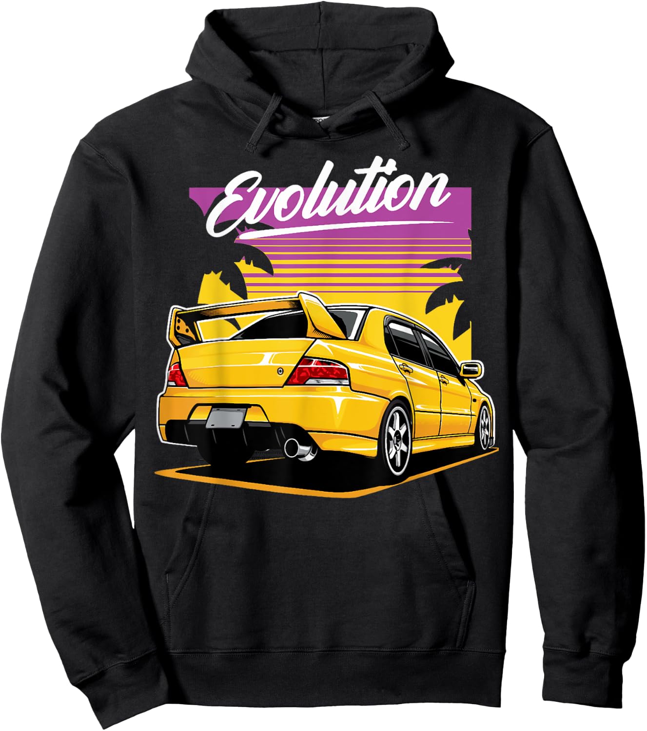 Evo8 Evo6 Evo7 Evo9 Evo10 VI VII VIII IX X Hoodie - Hoodie | Black