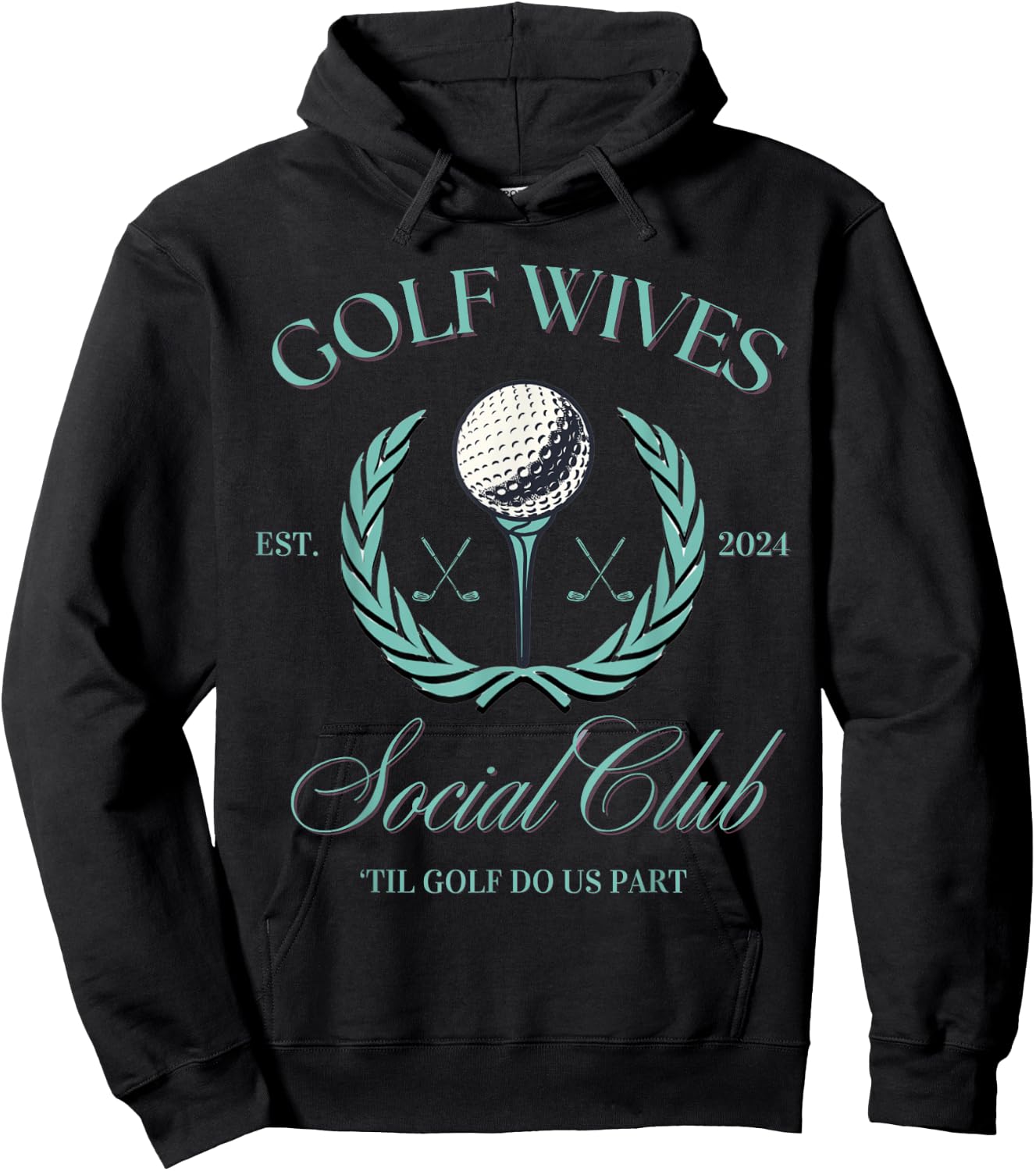 Golf Wives Social Club Country Life Top Hoodie - Hoodie | Black