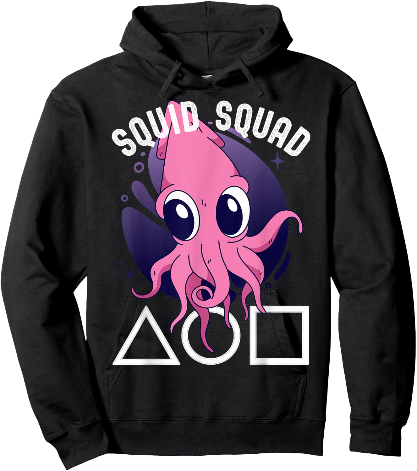 Squid Squad Group Matching Halloween Hoodie - Hoodie | Black