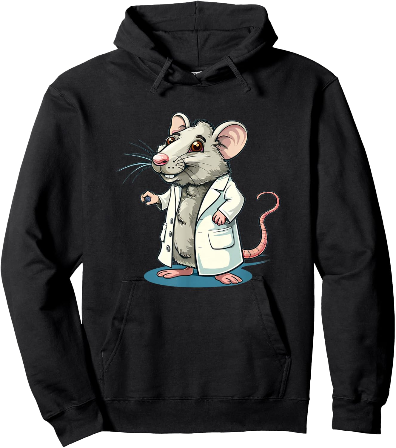 Funny Science Rodent Costume for Lab Rats and Mouses Lovers Hoodie - Hoodie | Black