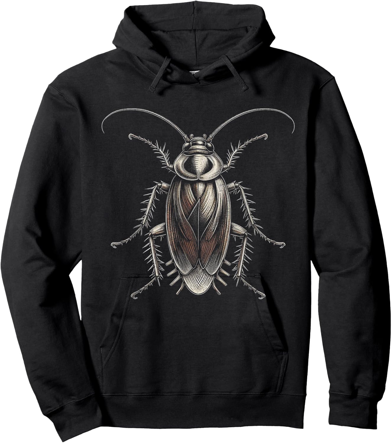 Cockroach Graphic Art Design Hoodie - Hoodie | Black