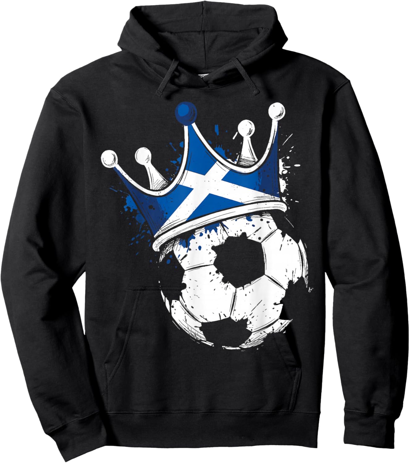 Scottish Flag Novelty Scotland Hoodie - Hoodie | Black