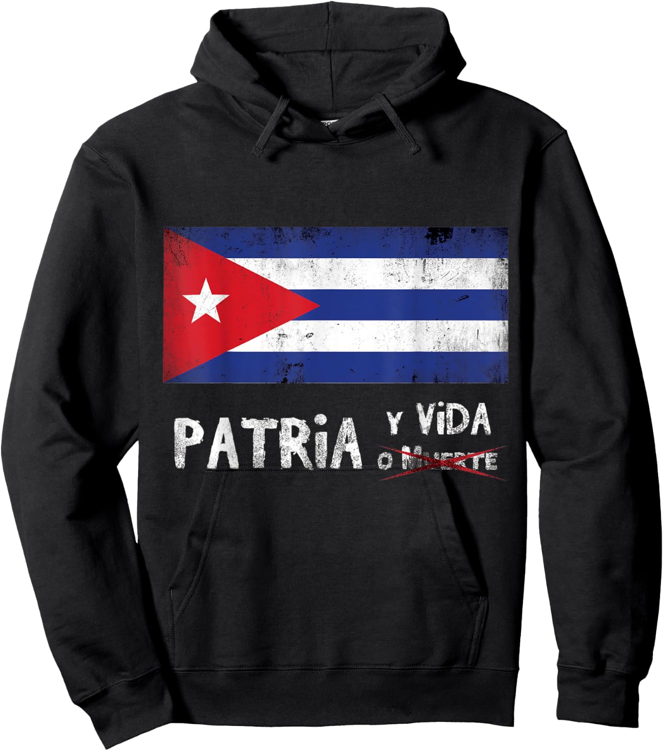 Cuba Libre Love Country Life Patria y Vida Cuban Revolution Hoodie - Hoodie | Black
