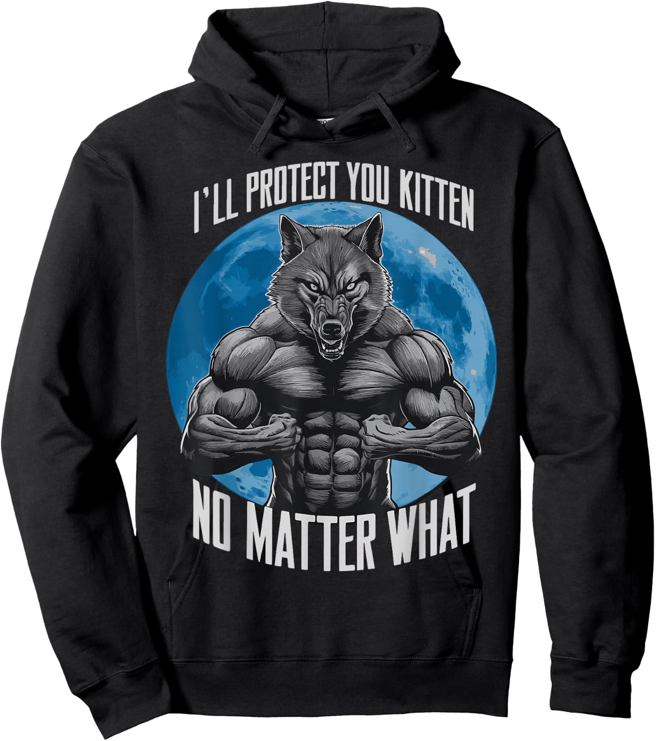 I'll Protect You Kitten No Matter What Hoodie - Hoodie | Black
