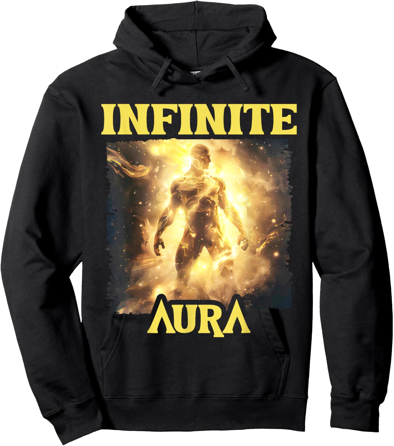 Infinite Aura Points Max Level Meme Funny Aura Hoodie - Hoodie | Black