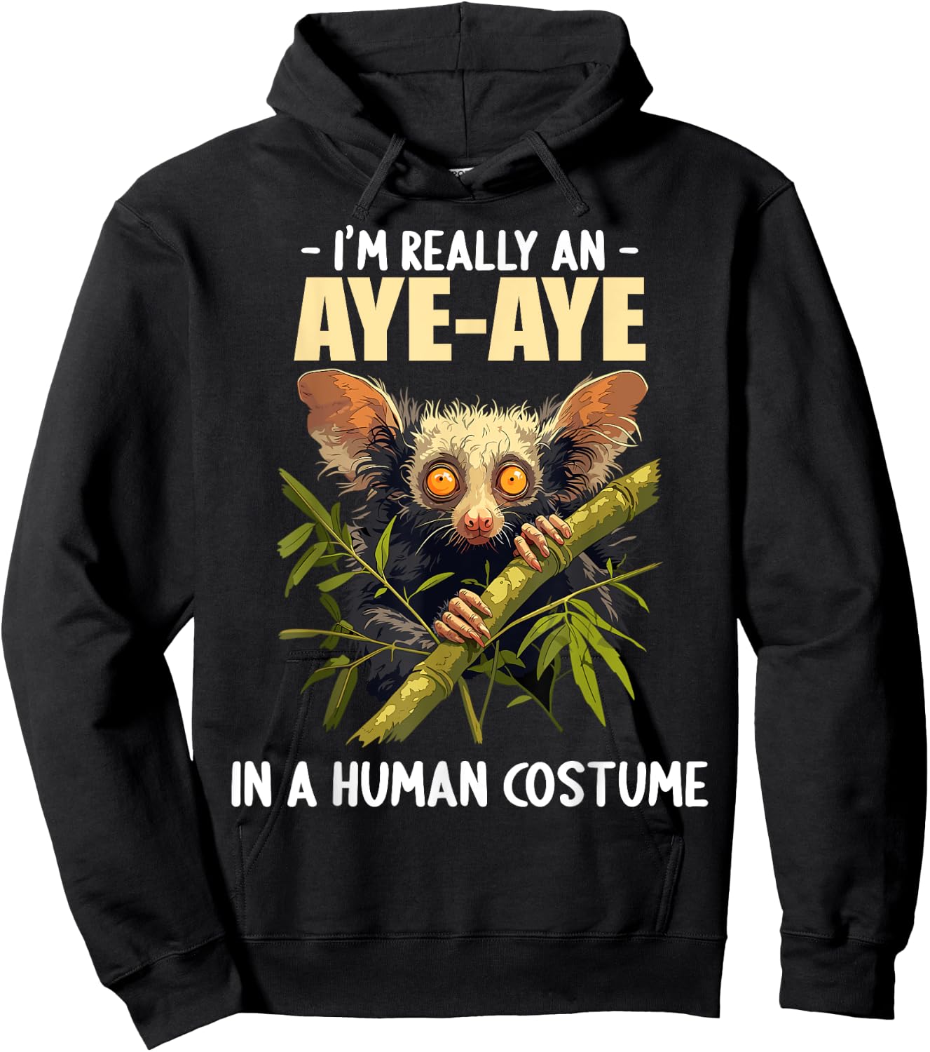 Aye-Ayes Lovers Aye-Aye Hoodie - Hoodie | Black