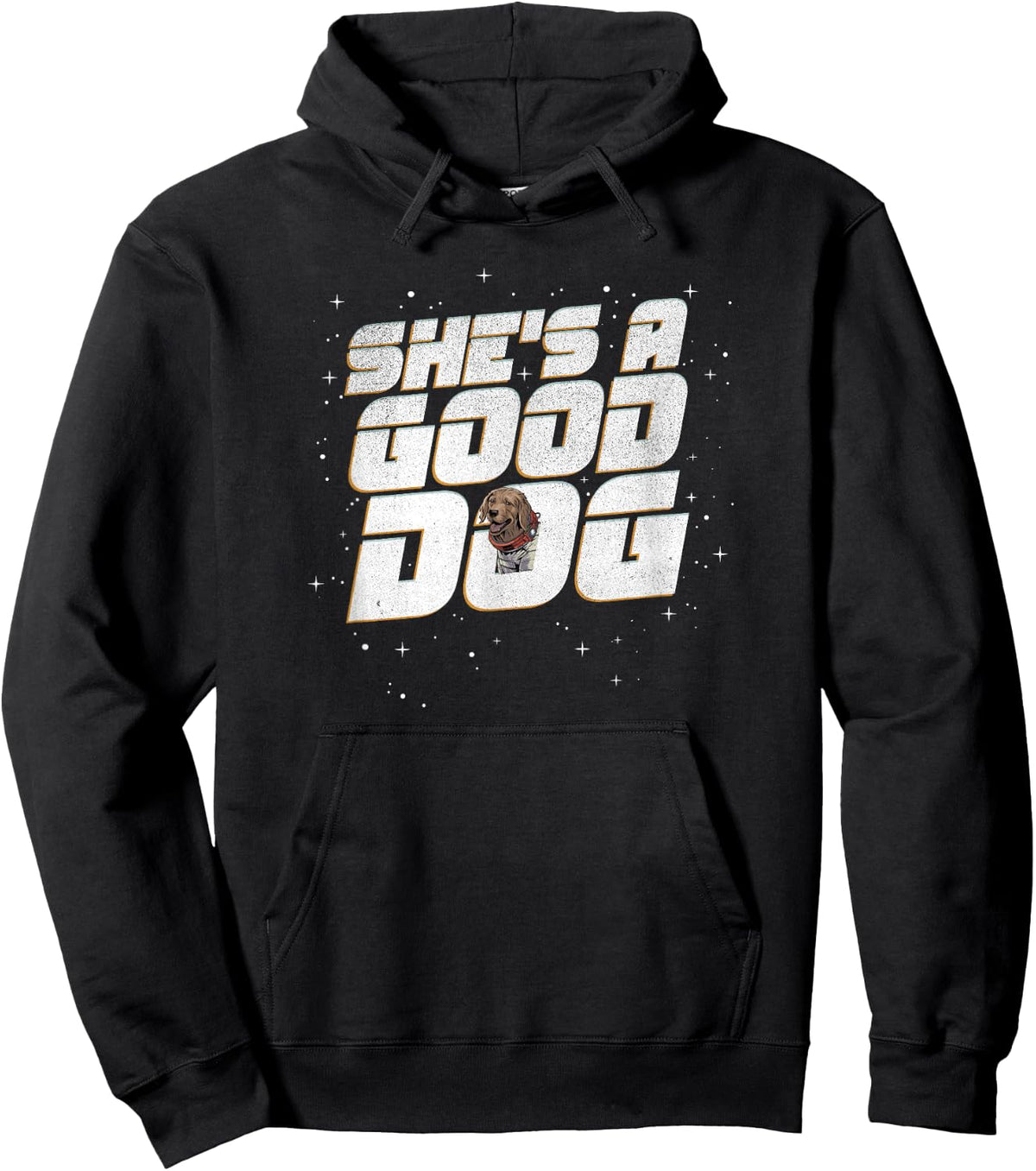 Marvel Guardians of the Galaxy Vol. 3 Cosmo Good Dog Retro Hoodie - Hoodie | Black