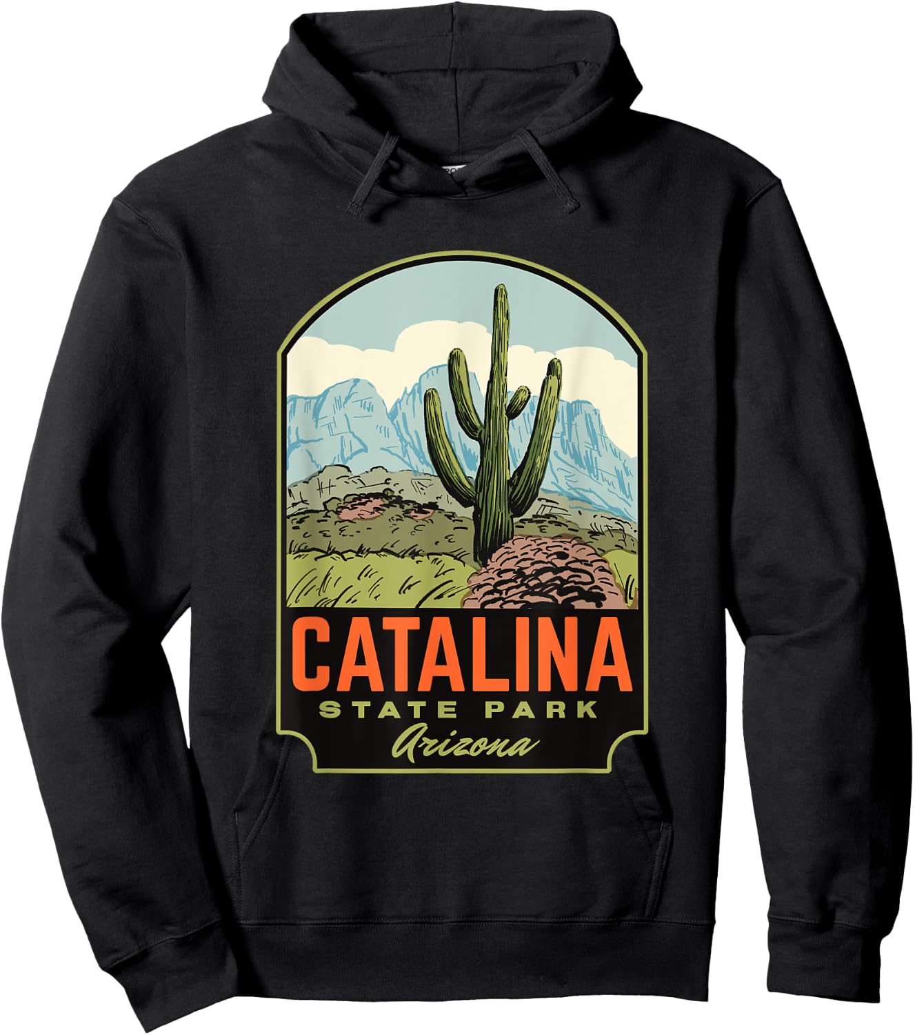 Catalina State Park Arizona Hoodie - Hoodie | Black