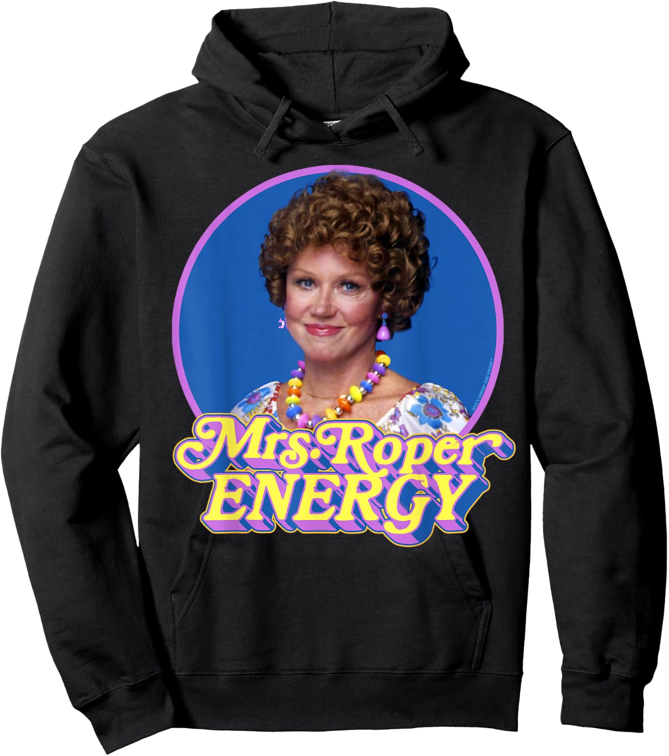 Mrs Roper Energy Helen Roper Three's Company Retro Hoodie - Hoodie | Black