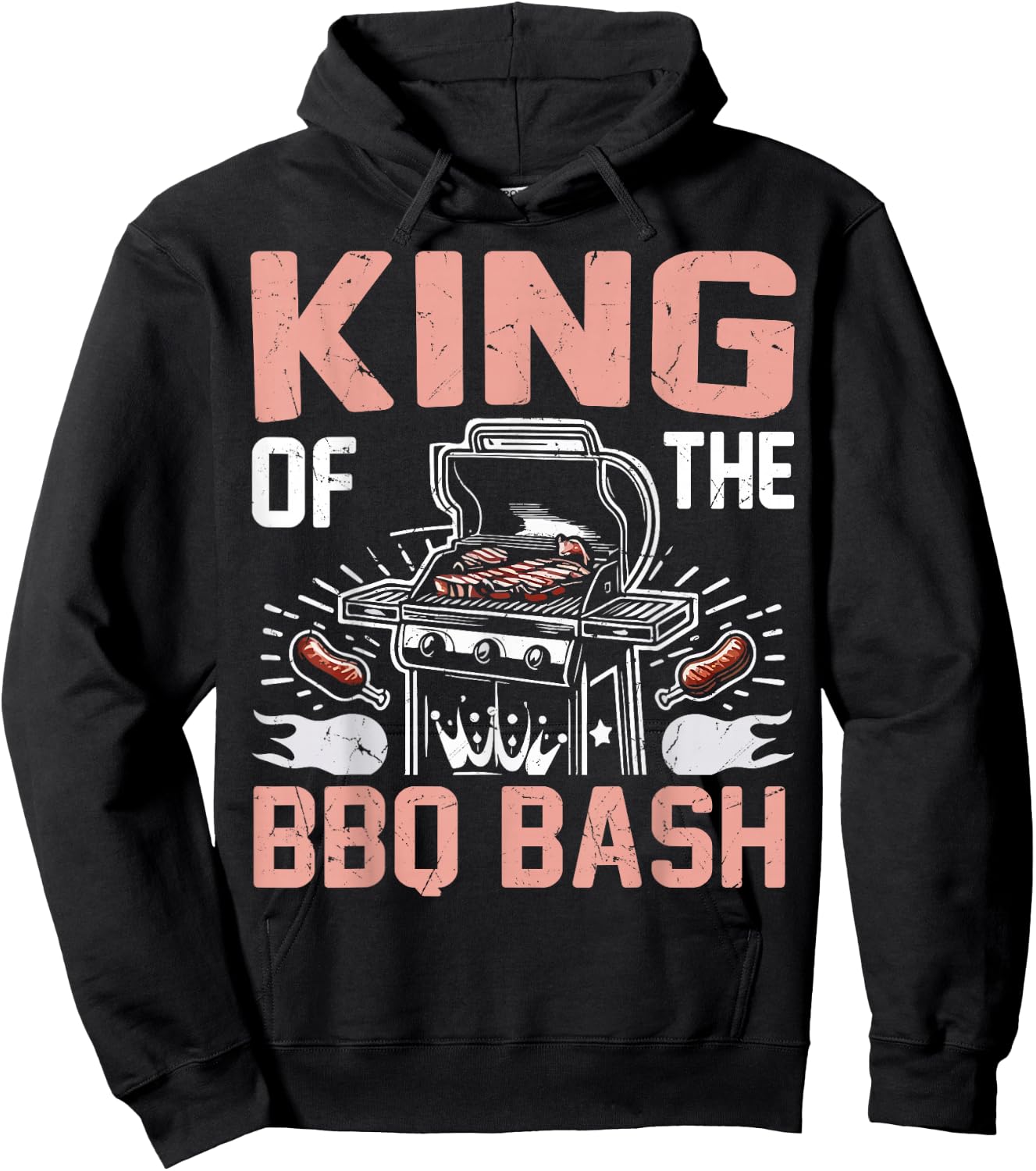King of the BBQ Bash BBQ Party Hoodie - Hoodie | Black