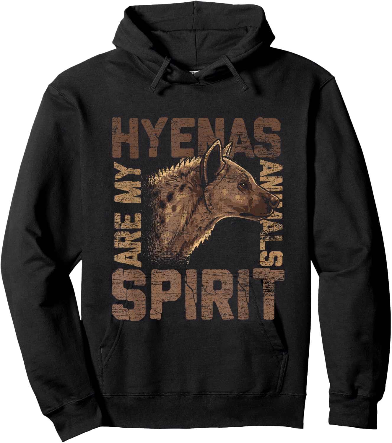 Hyenas are my spiritual animals Hyena Hoodie - Hoodie | Black