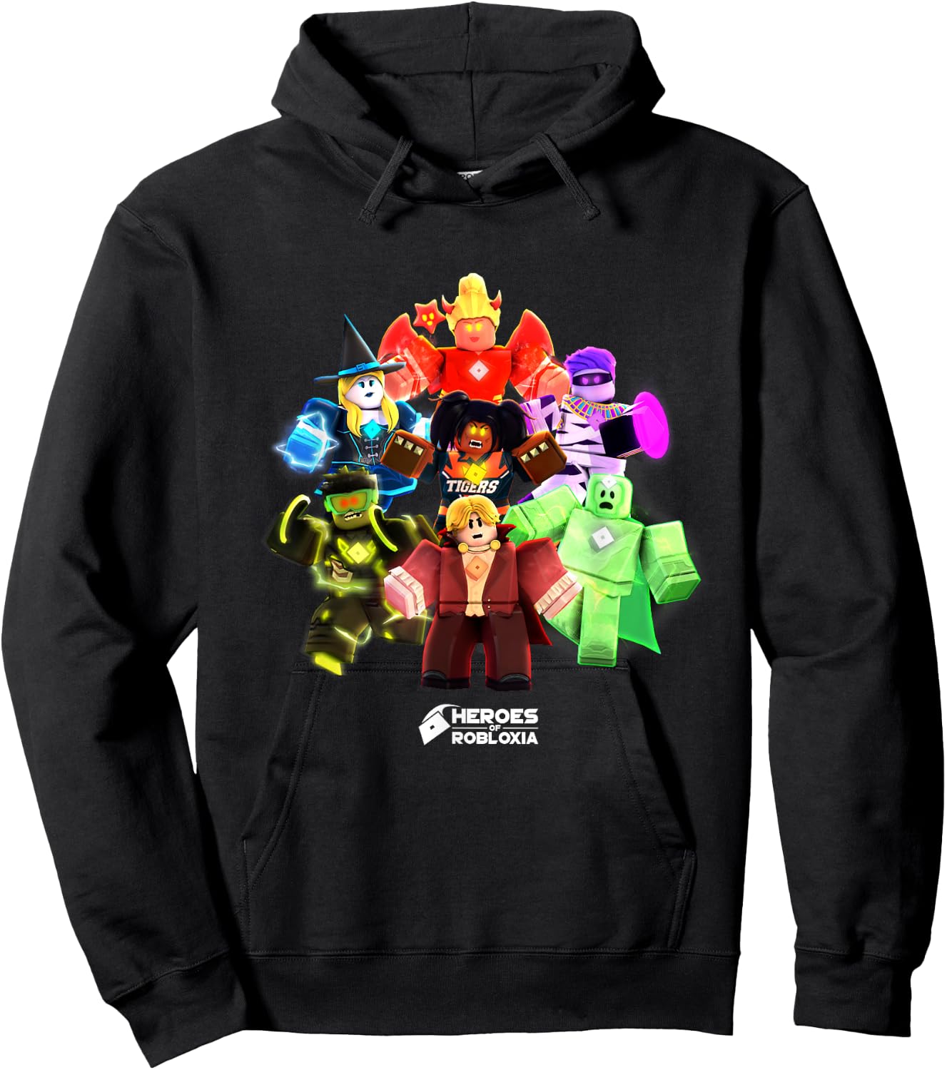 Roblox Halloween Heroes Black - Classic Fit, , Short Sleeve, Casual Hoodie - Hoodie | Black