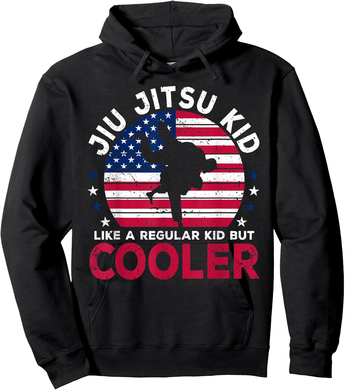 Jiu Jitsu Kid Martial Art Funny American Brazilian Jiu-Jitsu Hoodie - Hoodie | Black