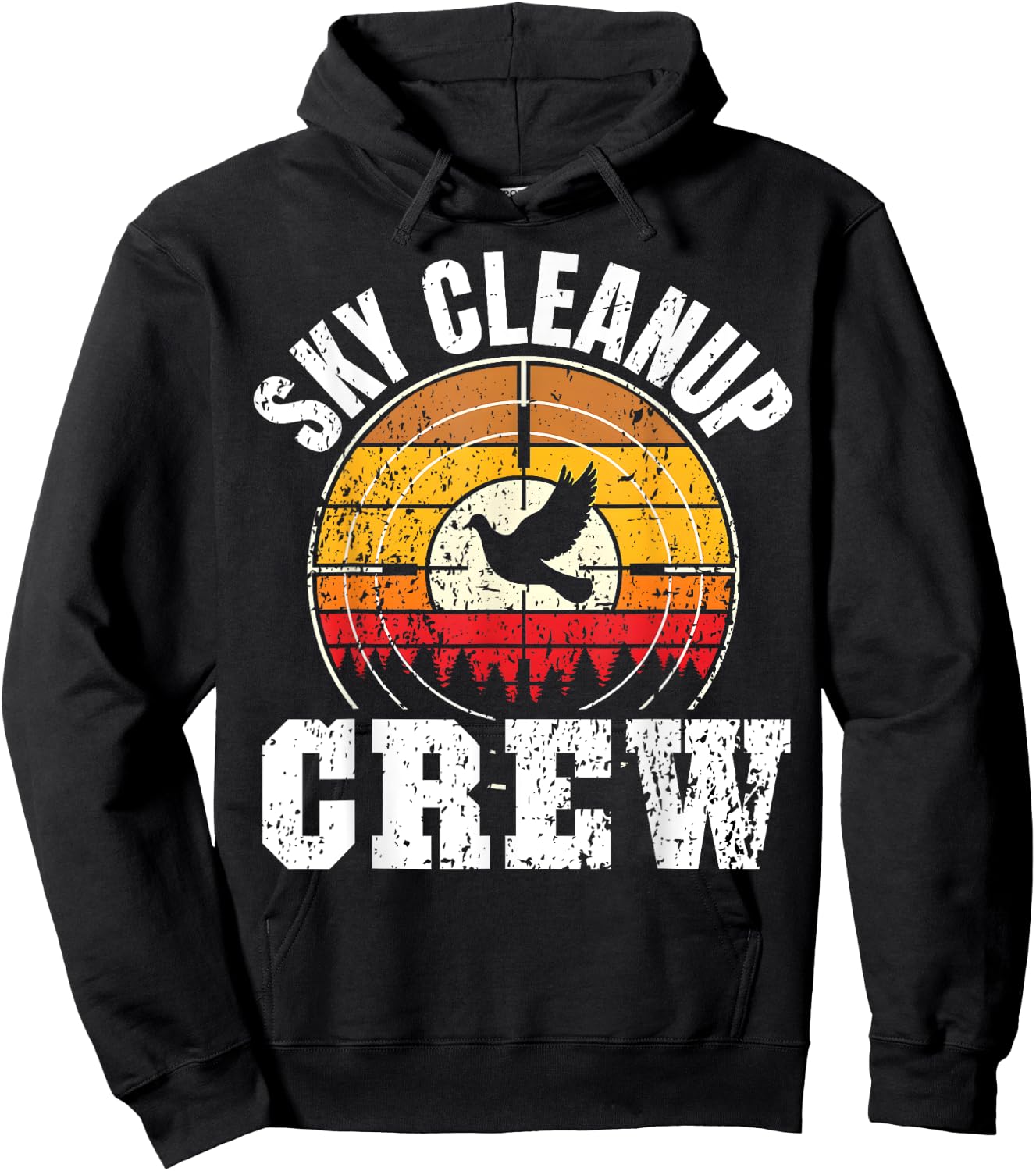 Dove Hunting Doves Sky Cleanup Crew Dove Hunter Hoodie - Hoodie | Black