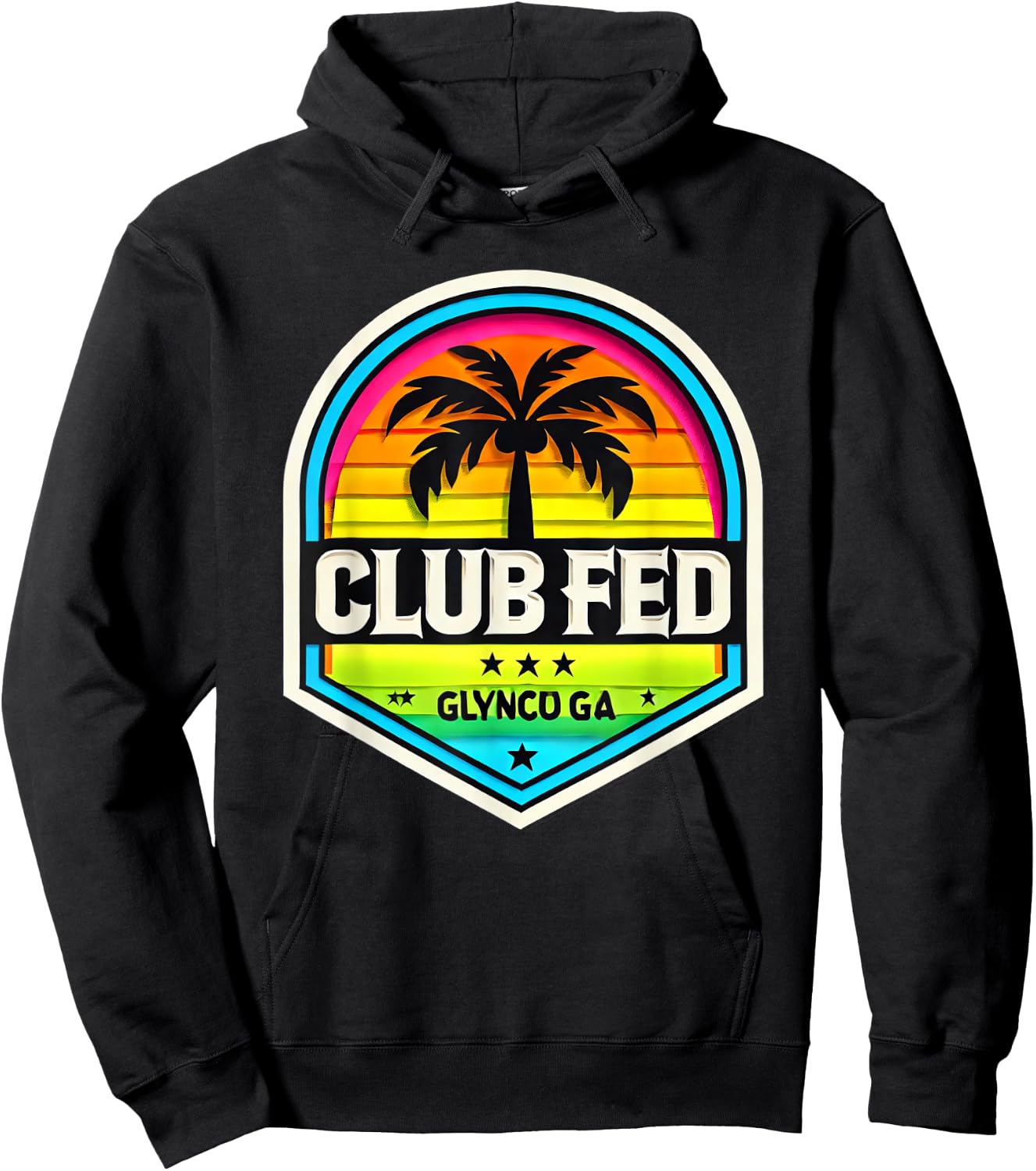 Federal Law Enforcement Training - Club Fed - Glynco GA Hoodie - Hoodie | Black