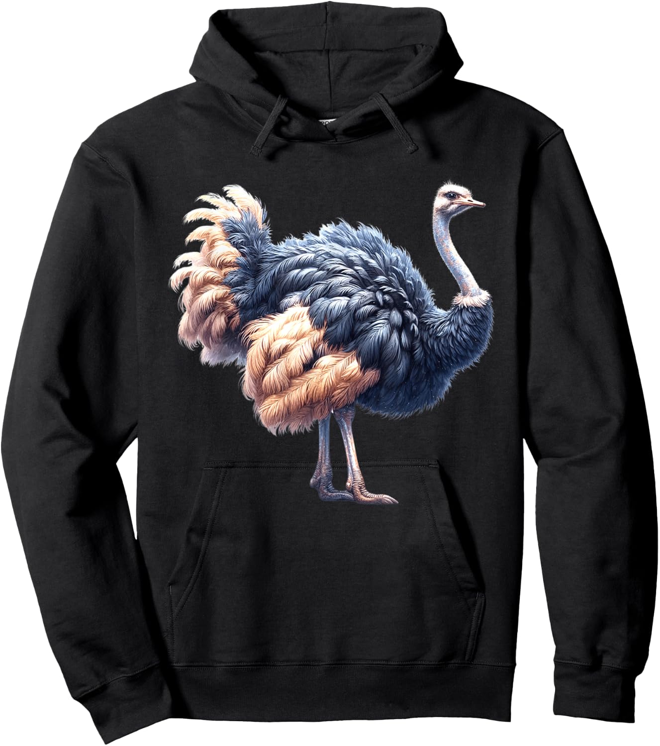 Ostrich Hoodie - Hoodie | Black