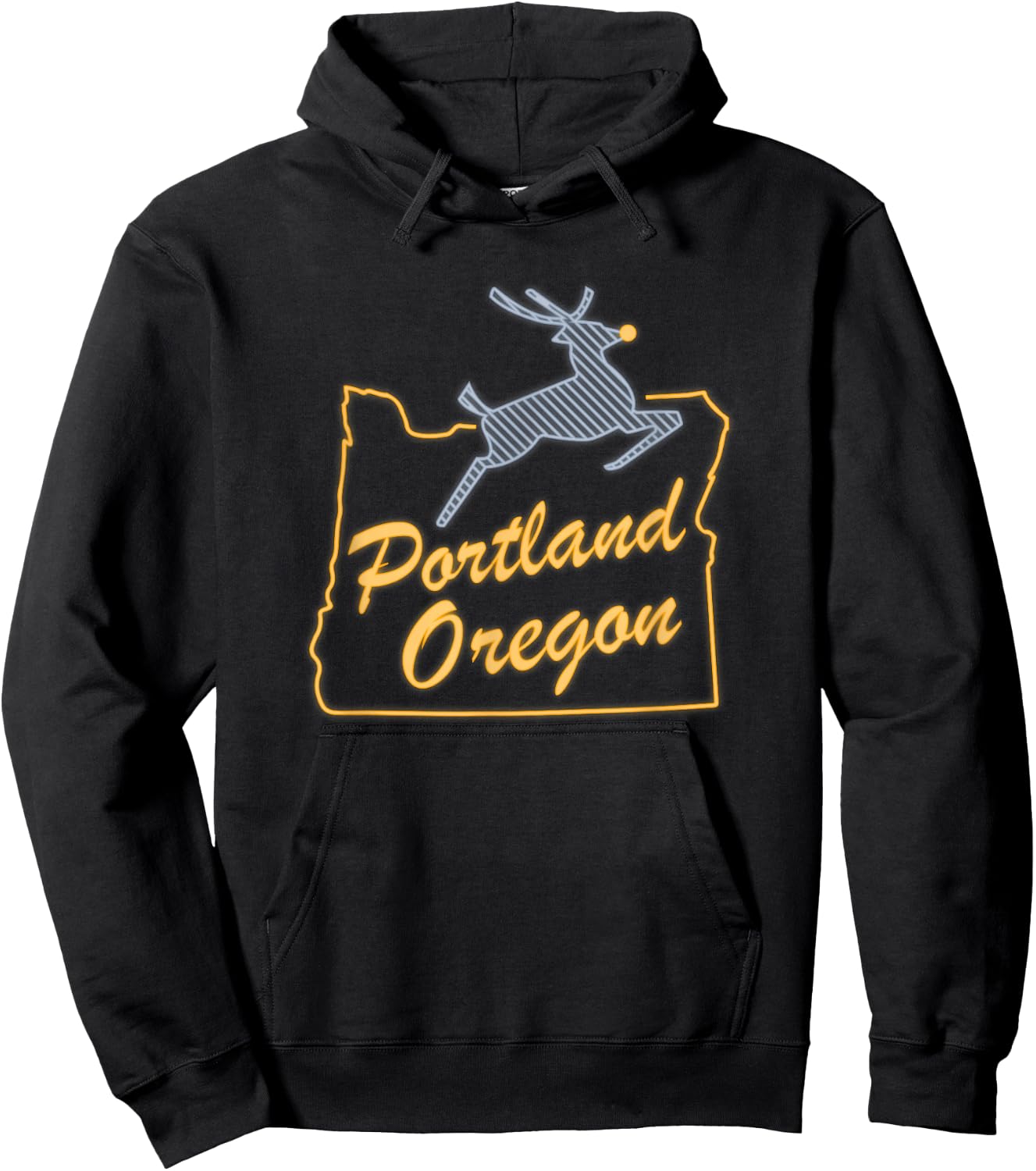 Portland Oregon Hoodie - Hoodie | Black