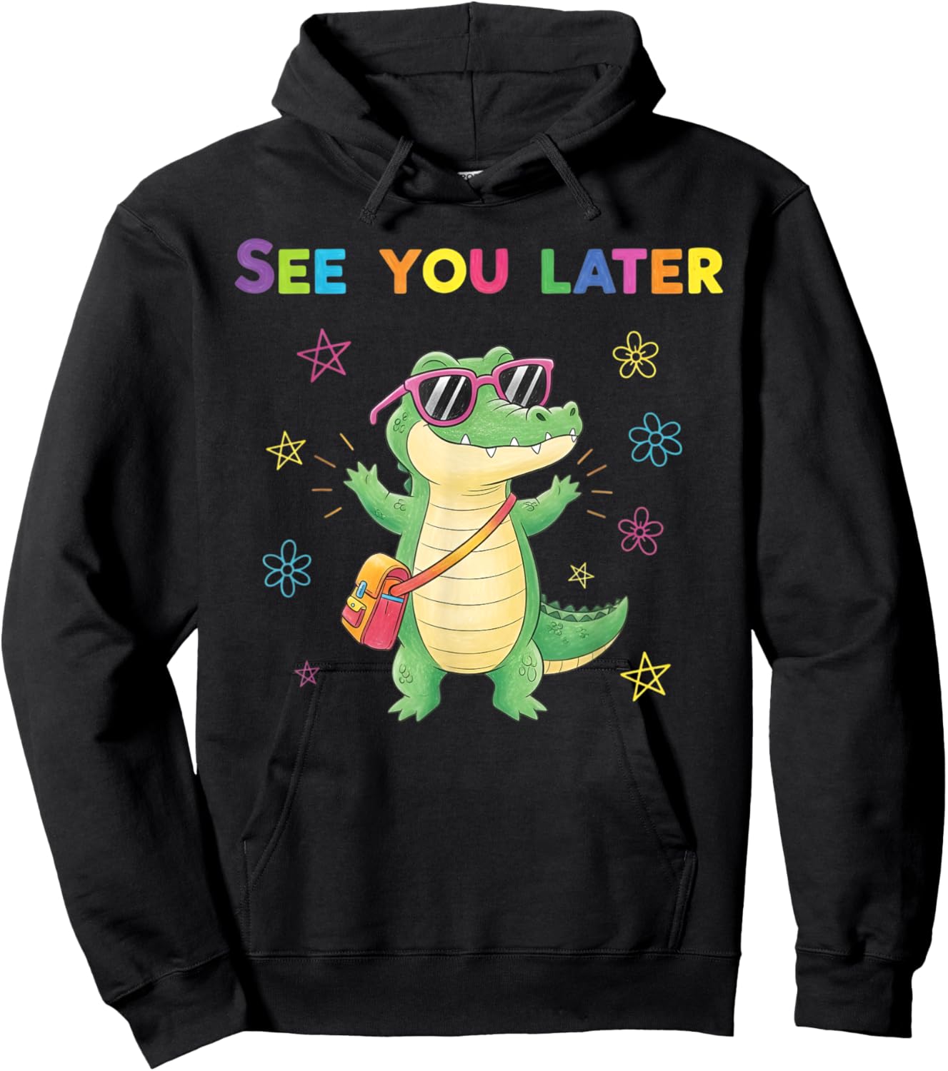See You Later Alligator Summer Last Day Of School Teacher Hoodie - Hoodie | Black