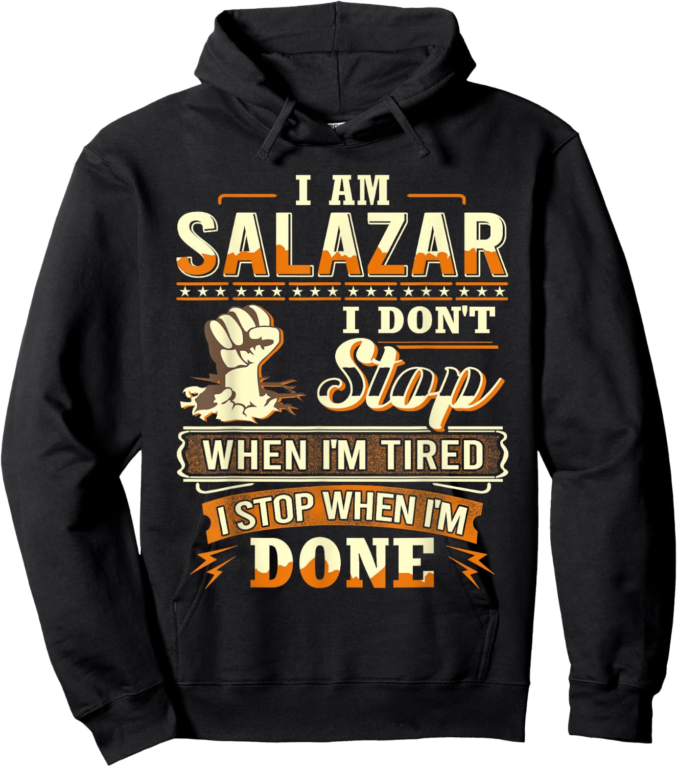 I am Salazar Shirt Personalized Salazar Last Name Hoodie - Hoodie | Black