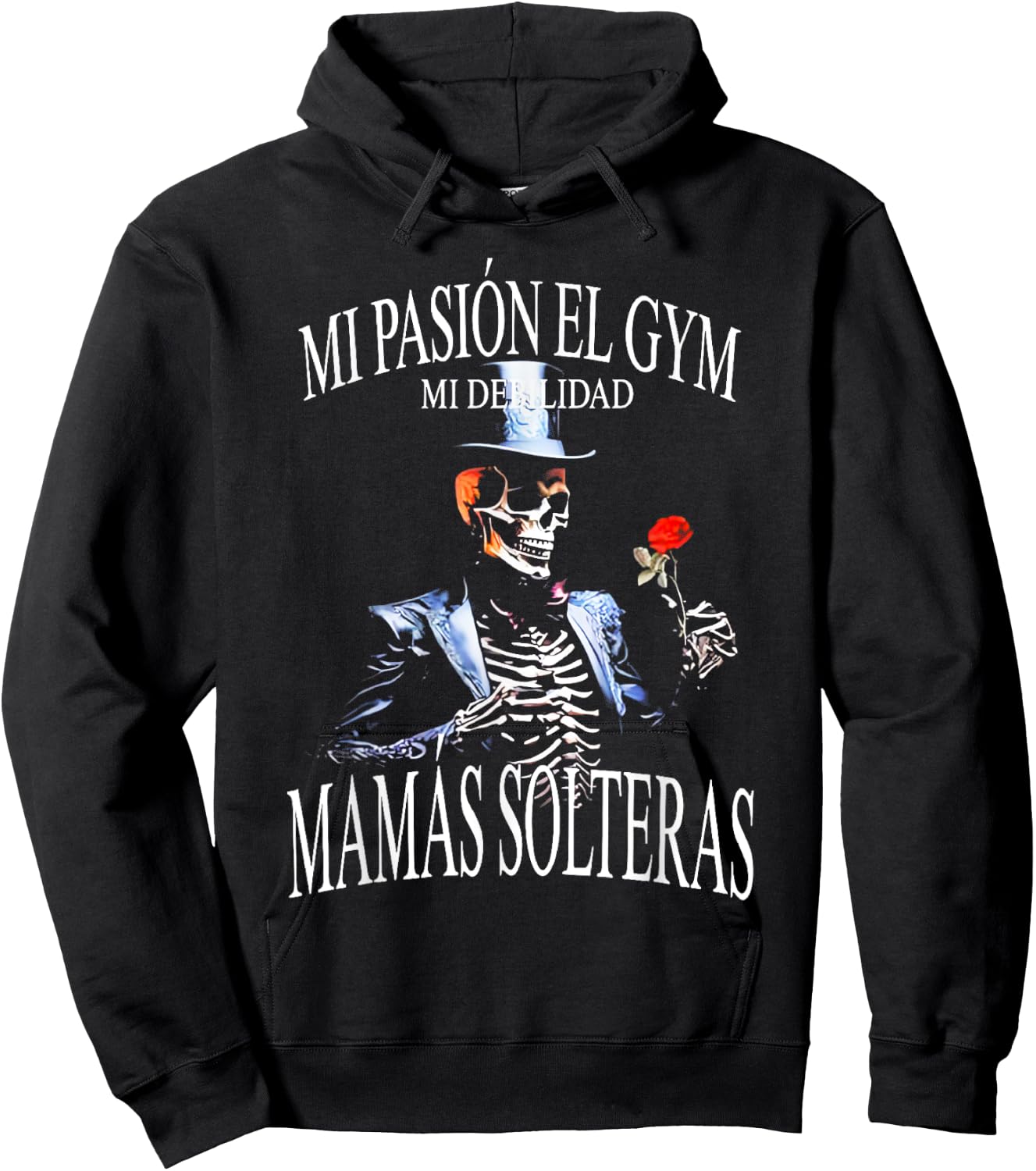 Frases Chidas Funny Mexicans Sarcasm Skull Sayings Hispanic Hoodie - Hoodie | Black