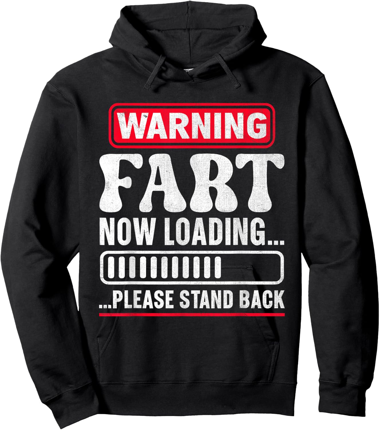 Warning Fart Now Loading Please Stand Back Hoodie - Hoodie | Black