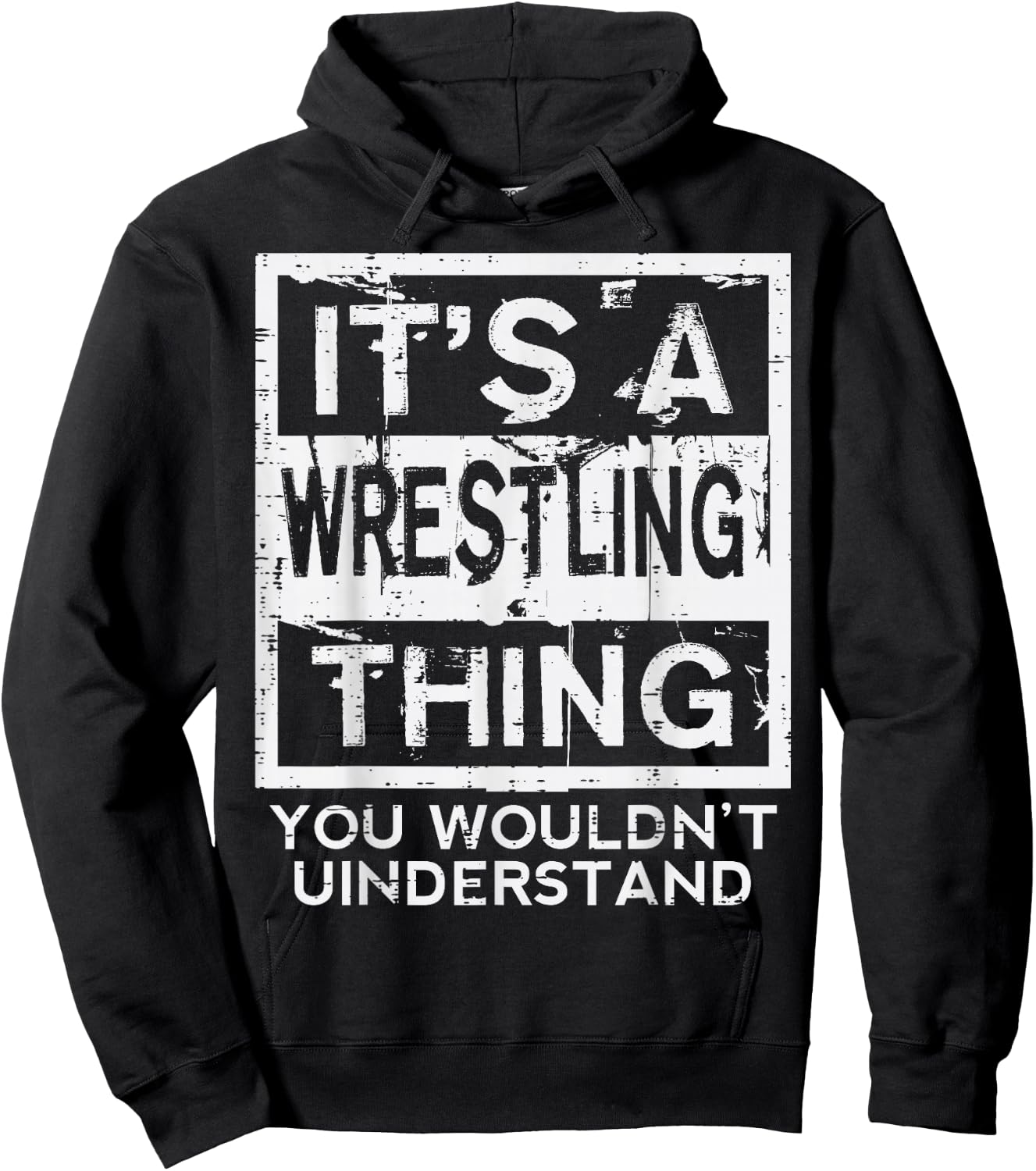 Wrestling Thing You Wouldnt Understand Wrestler Men Women Hoodie - Hoodie | Black