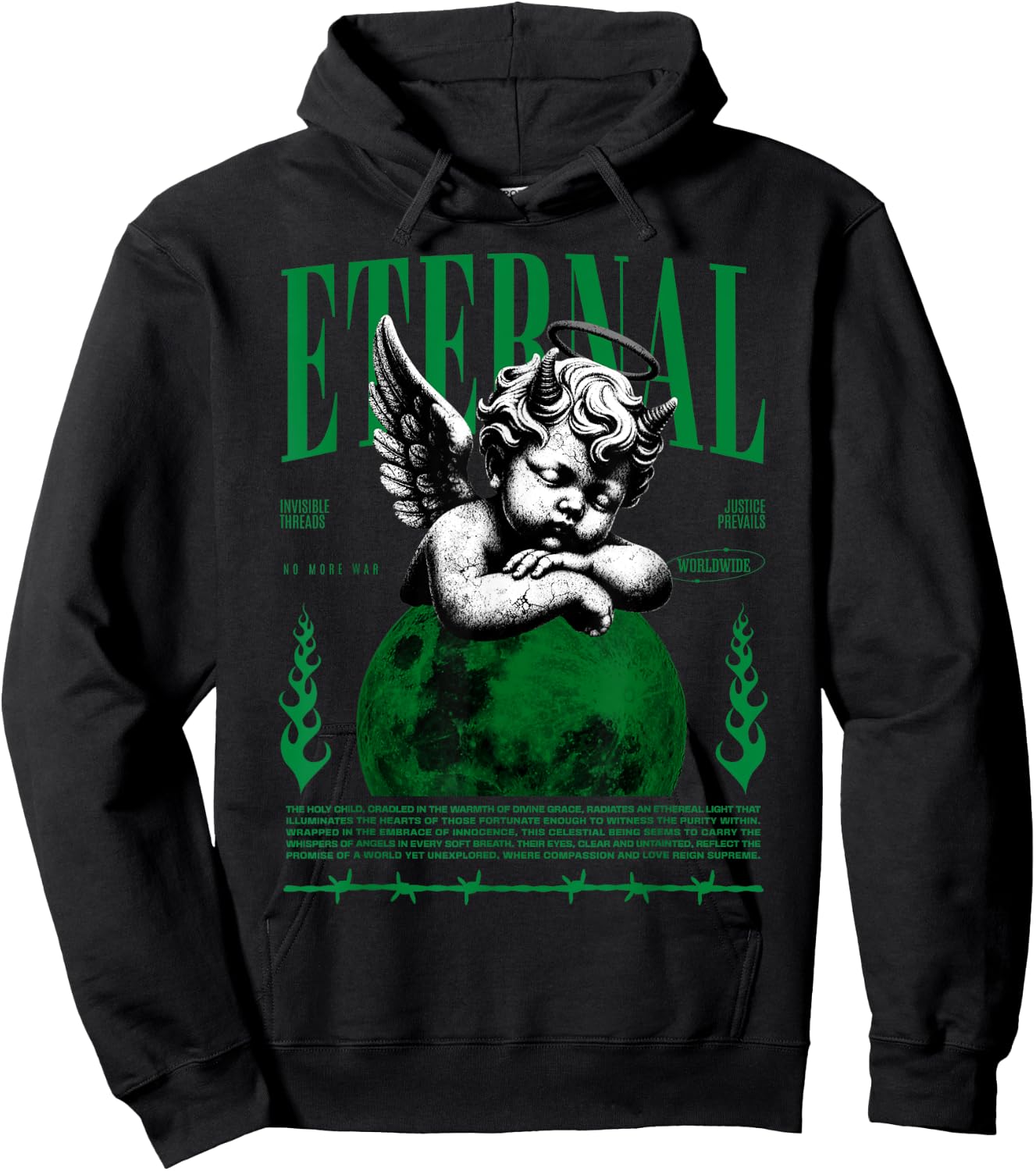 Eternal Lucky Green 5s Matching Women Hoodie - Hoodie | Black