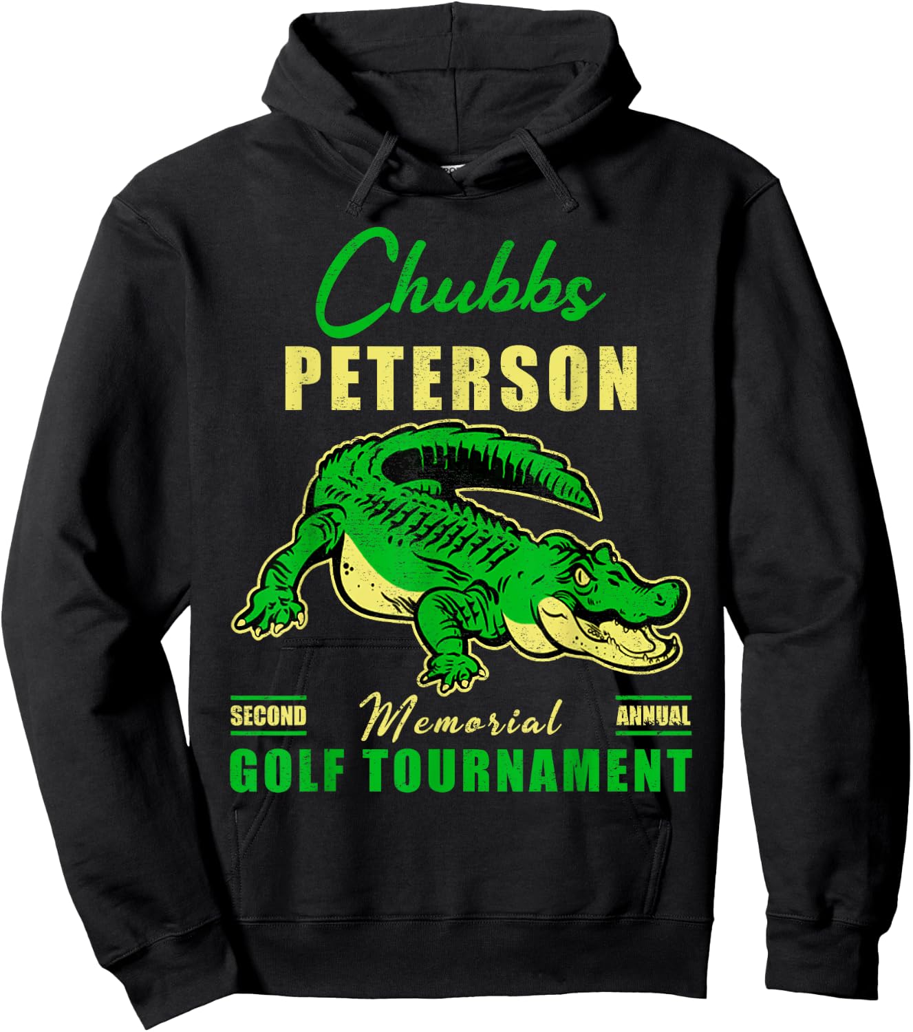 Chubbs Funny Animal Vintage Sports Movies Awesome Golfs Hoodie - Hoodie | Black