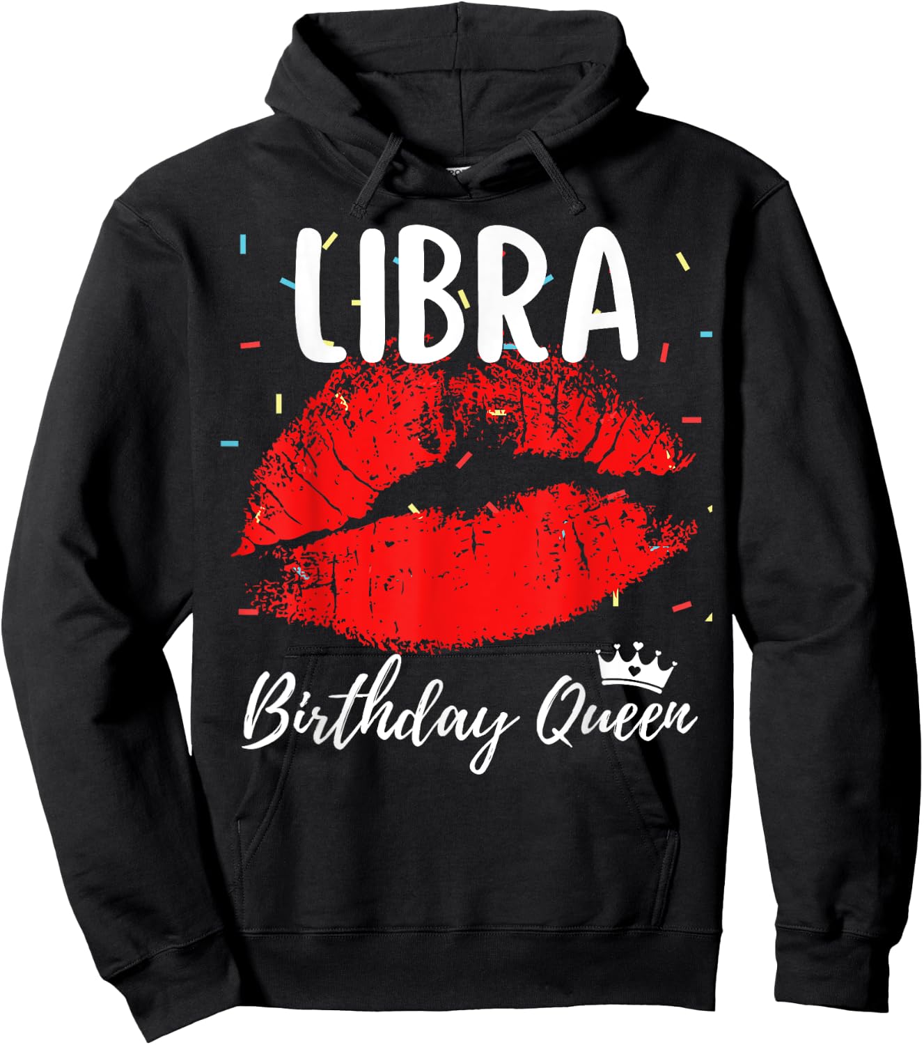 Libra Birthday Queen Libra Zodiac Sign September October Hoodie - Hoodie | Black