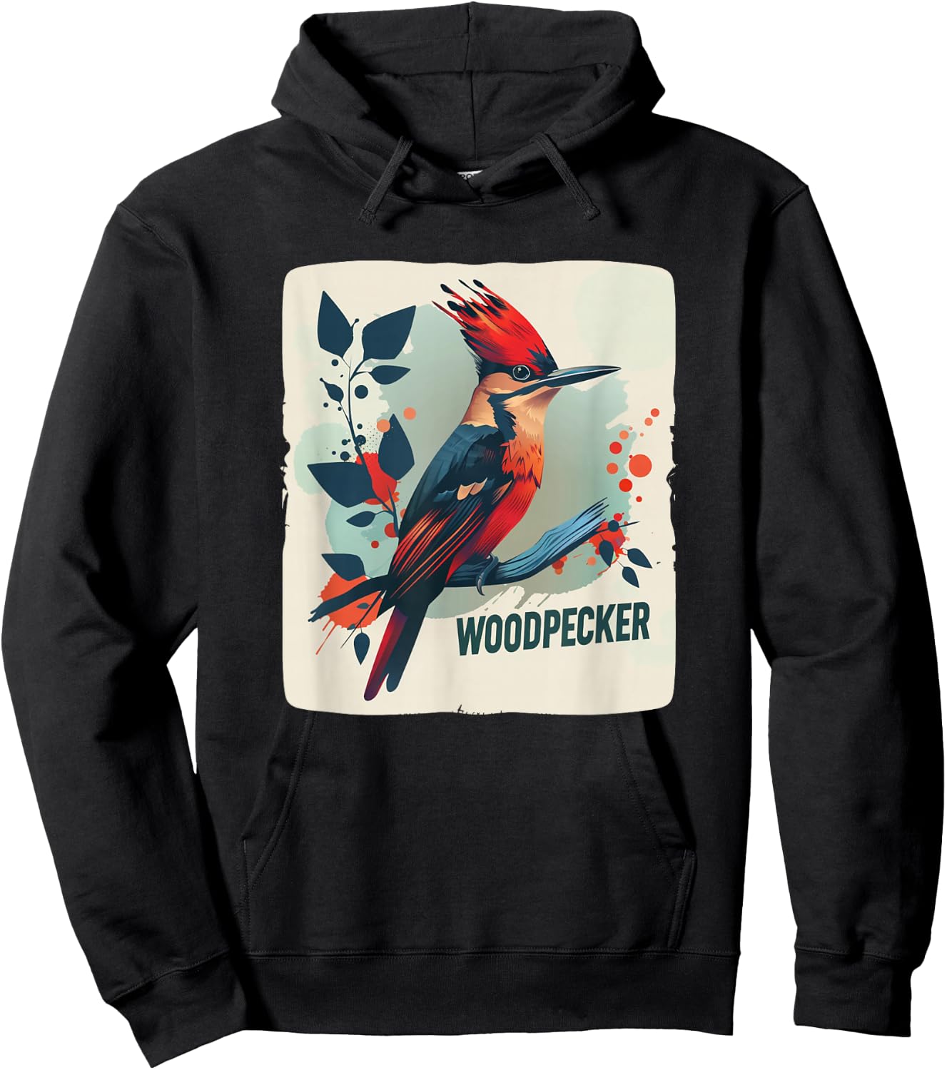 Beautiful Woodpecker Costume for Adults and Kids Hoodie - Hoodie | Black